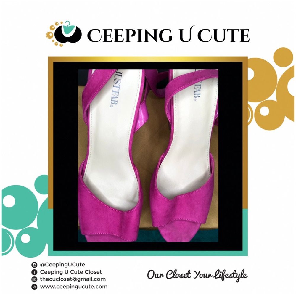 Hot Pink Platform Wedge
